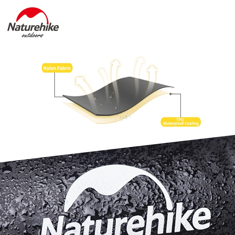 Naturehike открытый альпинистский нейлон непромокаемый мешок крышка TUP водонепроницаемое покрытие 35-75L пылезащитный Снежный пакет крышка