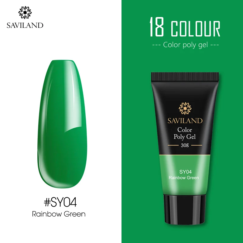 30ml SY04 SAVILAND, 15 г, 30 г, цветной, быстрый, полигель, для наращивания пальцев, замачивается, УФ, камуфляж, строительный, полигель, твердый гель, лак для ногтей - Цвет: 30ml SY04