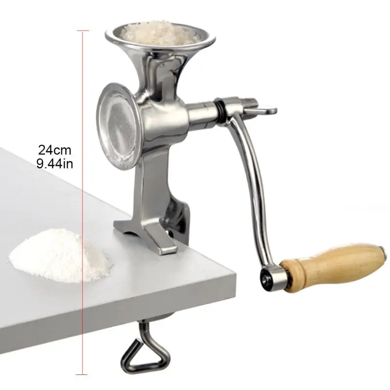 Miglior Manuale Chicco Di Caffè Smerigliatrice Mulino Con Clip Di Fissaggio A Manovella A Mano Portatile Campo Di Viaggi A6HB