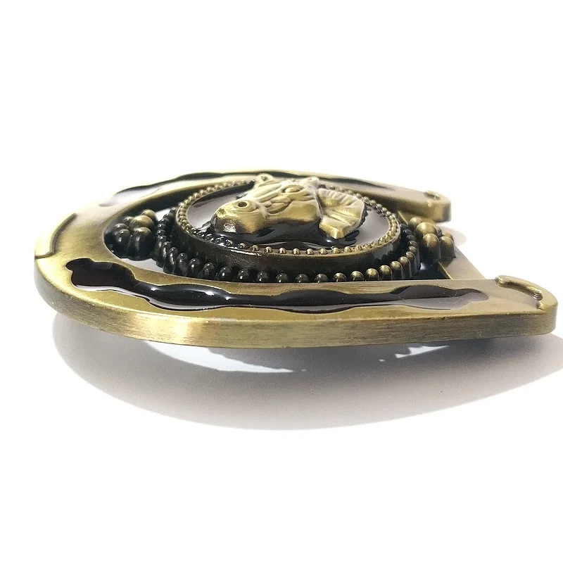 Мужской металлический пояс-седло с пряжкой модная ковбойская 3D пряжка животным