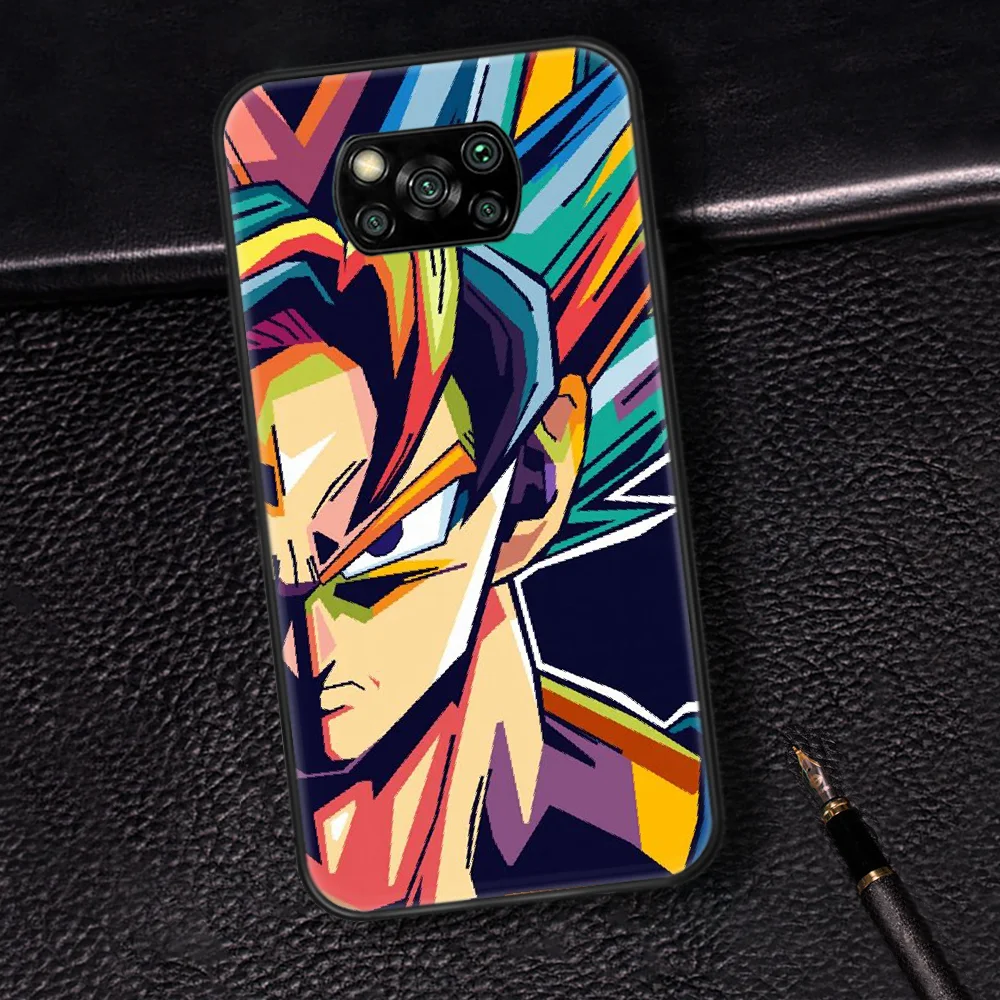 

Cartoon Anime D-Dragon Ball Goku Phone Case Cover Hull For Xiaomi Mi A2 A3 8 9 SE 9T 10 10T Lite Pro Ultra Poco X3 black Cell