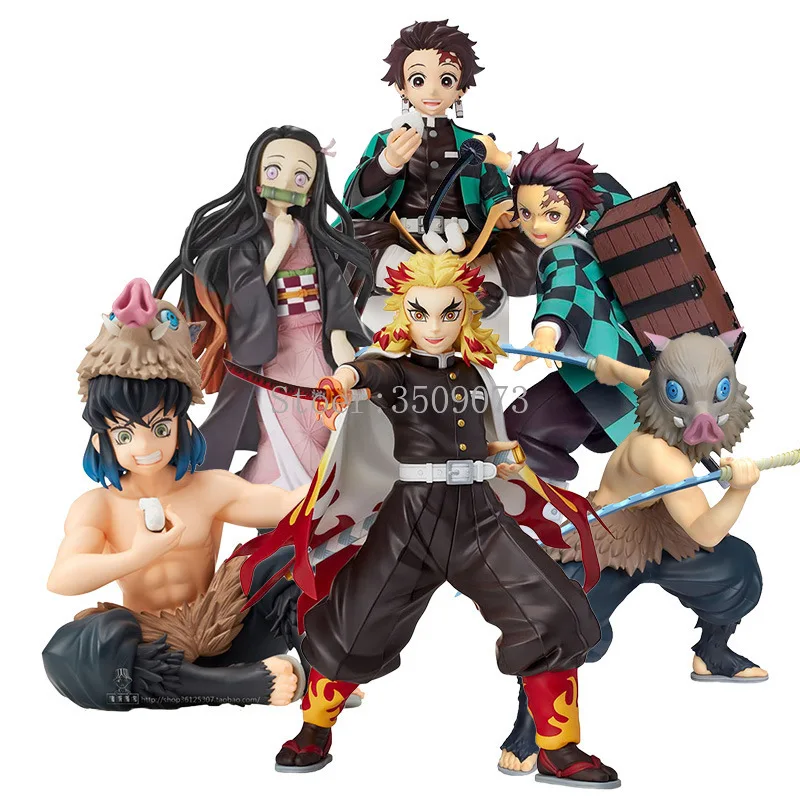 

20cm Kimetsu No Yaiba Anime Figure Rengoku Kyoujurou SPM Action Figure Demon Slayer Kamado Tanjirou Figurine Model Doll Gift