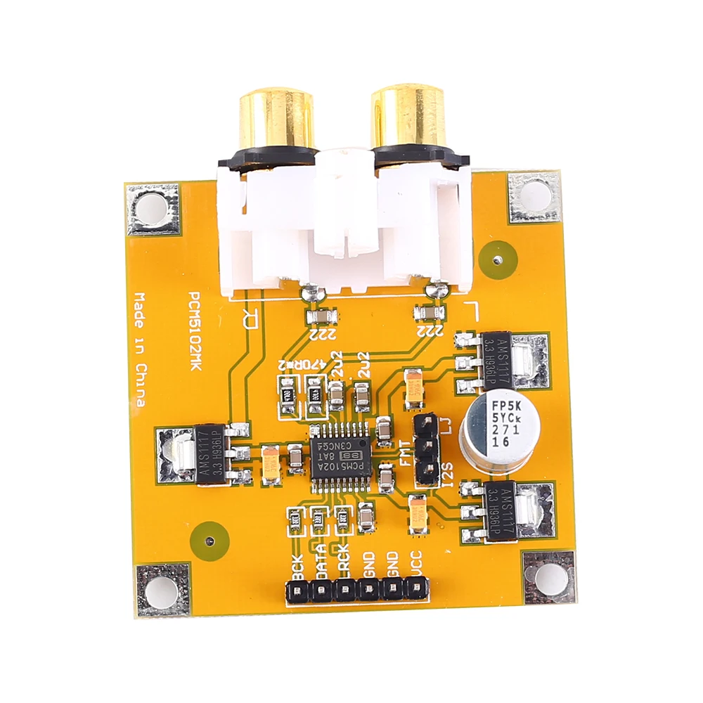 DC 5V PCM5102 DAC аудио декодер I2S воспроизведения голоса Модуль для Raspberry Pi красный