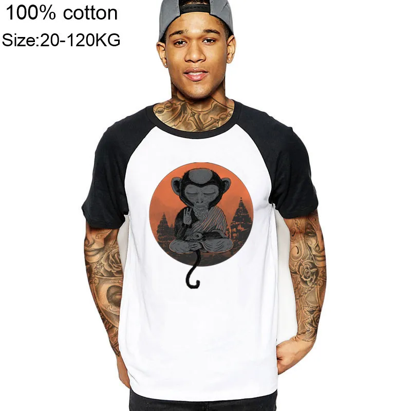 2020 Monkey Monk Dragon ball Z saiya GOKU мужские Забавные футболки для игр Ретро Уличная футболка