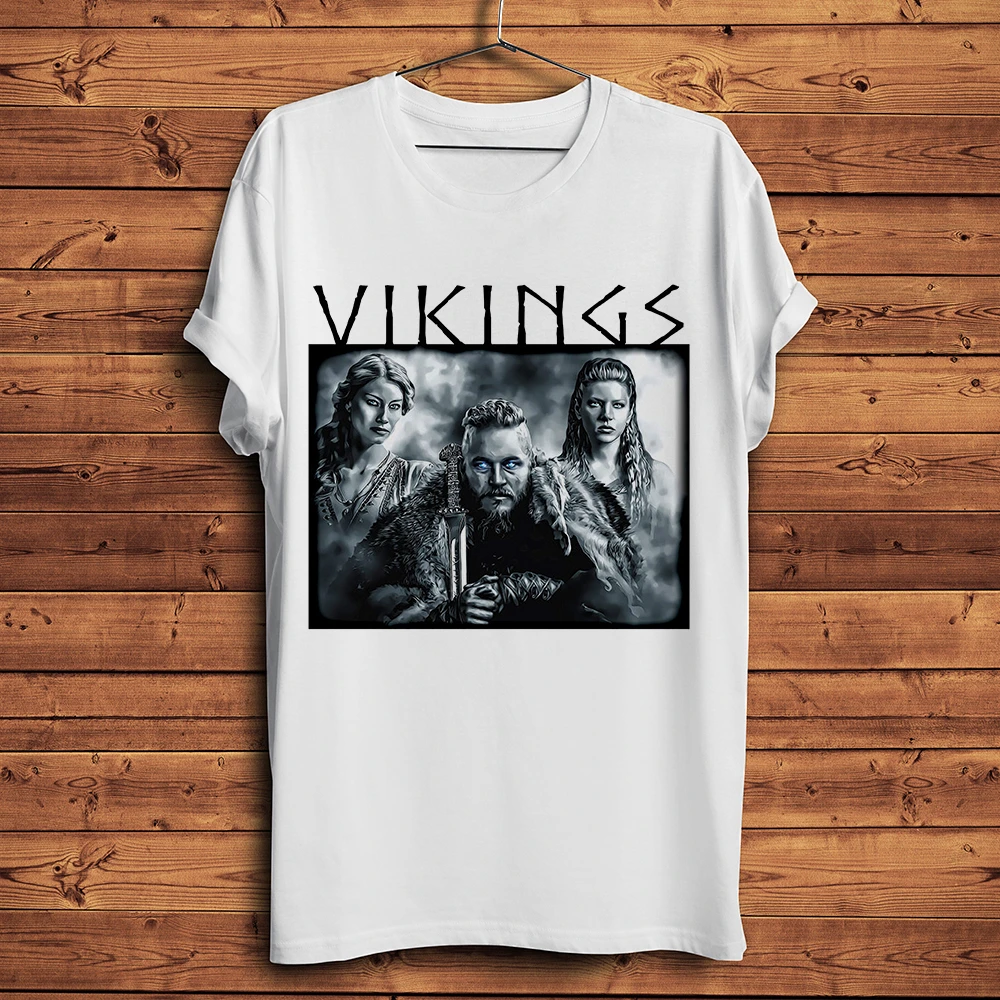 Рагнар из викингов Лагерта забавная Футболка мужская летняя новая повседневная