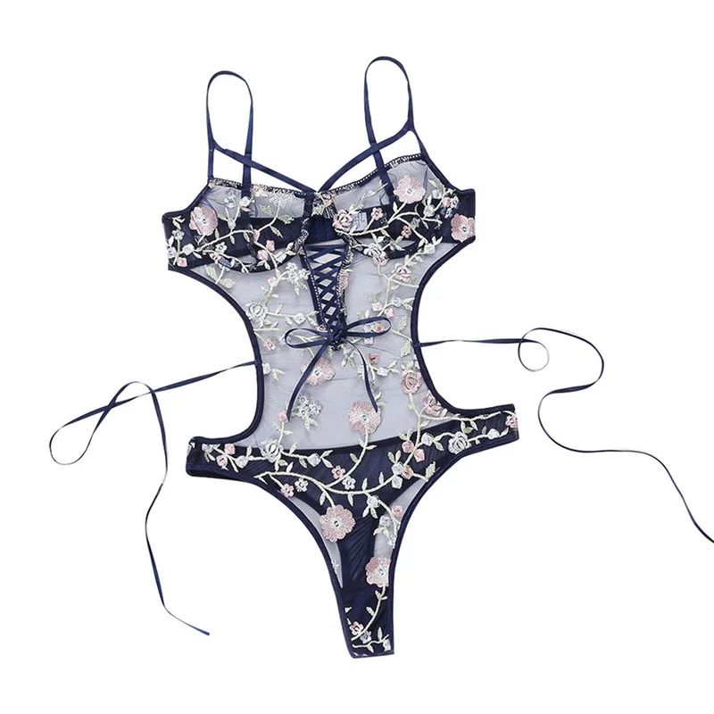 

Sexy Women Lingerie Set See Through Low Cut Cross Strap Vest Lace Thongs for Summer Cosplay Womens Shapers Lntimates