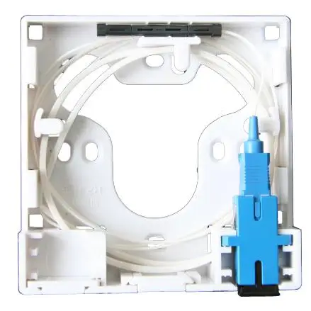 fiber Termination Box FTTH box 2 cores 2 ports fiber socket Splitter Box indoor outdoor fiber optical ODN fiber optic equipment