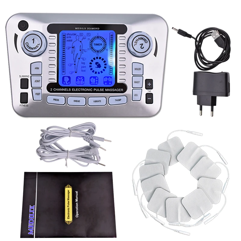 Стимулятор мышц женский для похудения импульсный массажер тела акупунктура