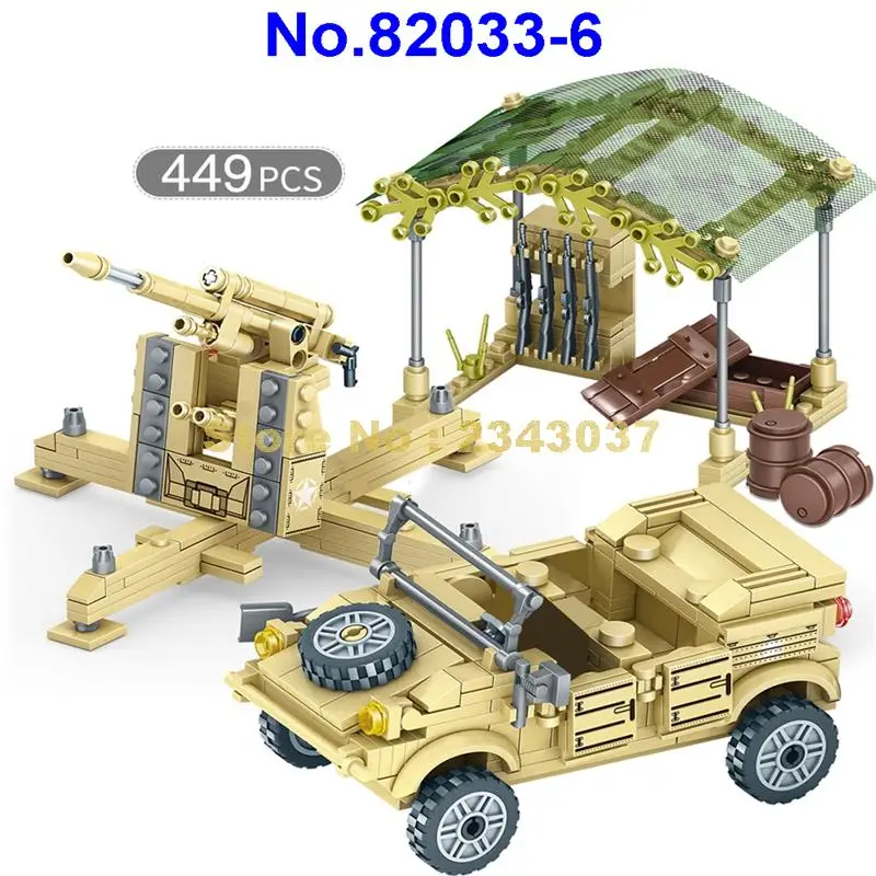  military tank amored vehicle world war ii ww2 artillery army kazi building blocks 12 Toy | Игрушки и хобби