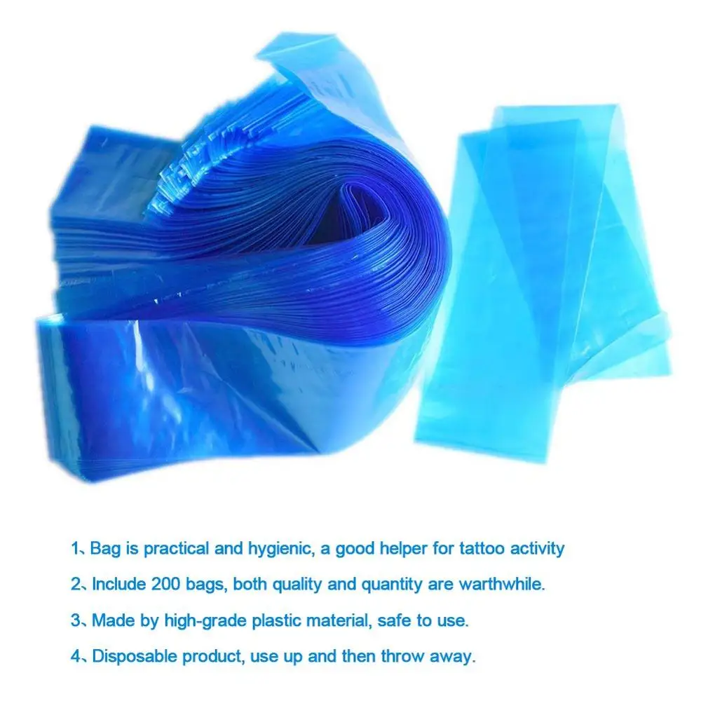 100 шт Профессиональный одноразовый Безопасный шнур для татуировочной машинки