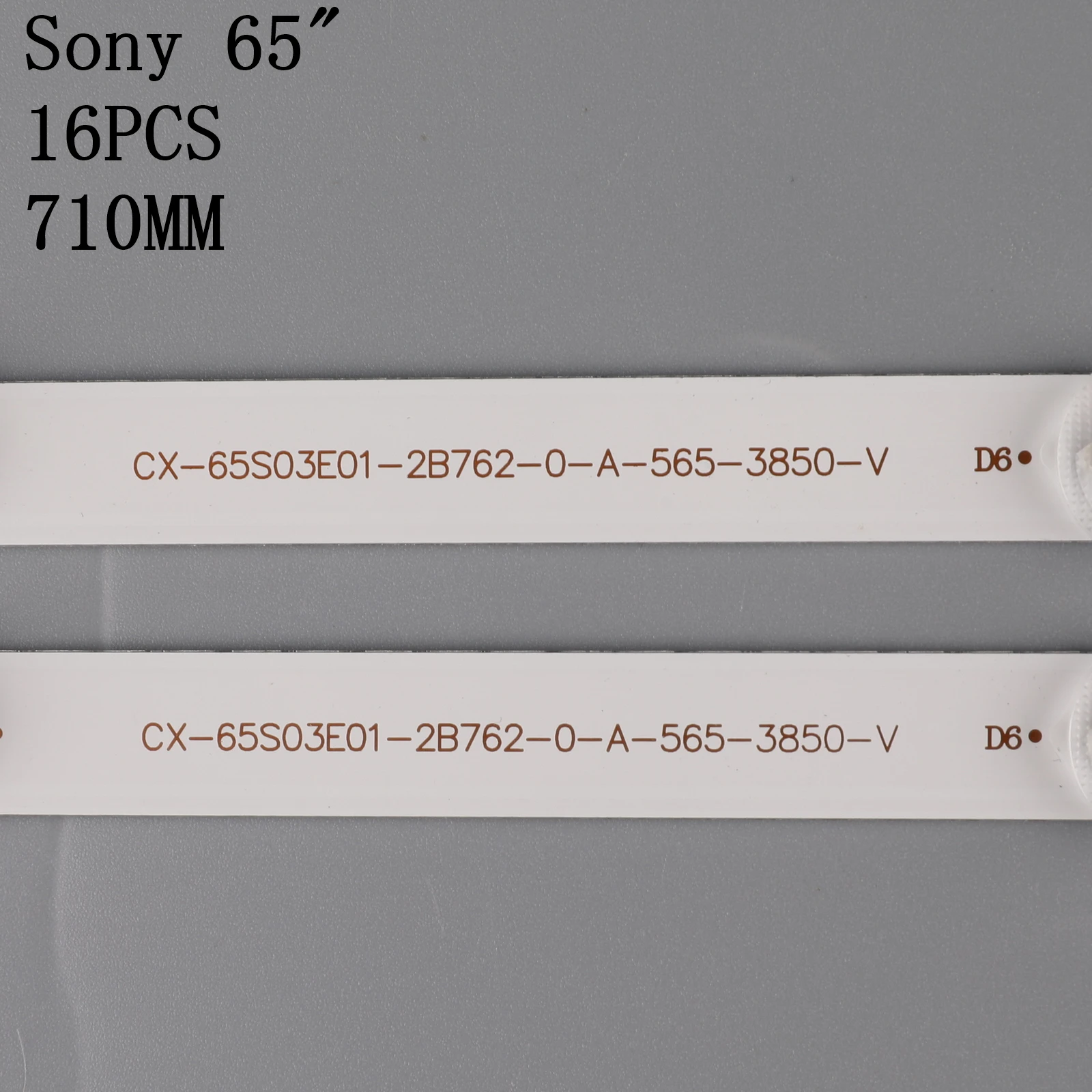 16 шт. светодиодный подсветка полосы света бар CX-65S03E01 для Sony 65 &quotТВ KDL-65W857C KDL-65W859C