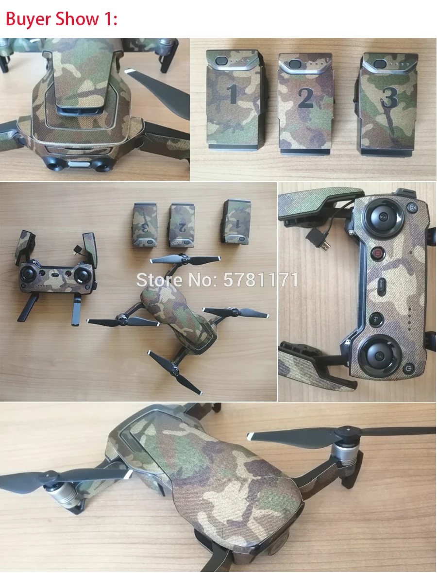 Красивая ПВХ наклейка в виде бабочки для DJI Mavic Air Drone + пульт дистанционного