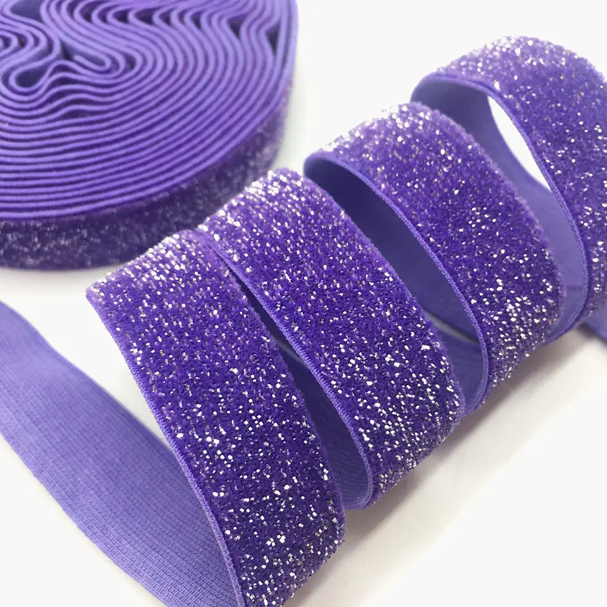 M-71(21) 5 Ярд 5/8 ''26 цветов красочные блестящие складные эластичные Bling FOE для DIY одежды Свадебная вечеринка подарок Швейные аксессуары - Цвет: M-71(21)