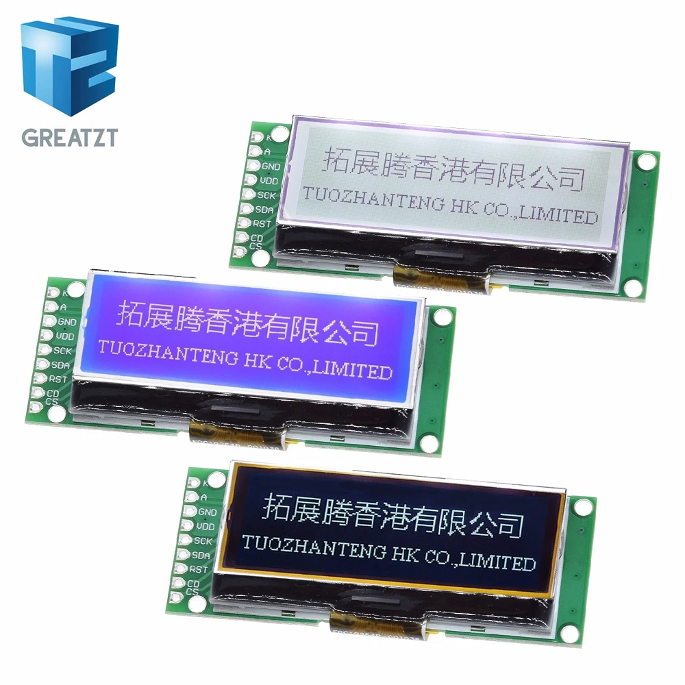 Графическая матрица GREATZT LCD 19264 192*64 192X64 ЖК модуль экран дисплея 3 5 в LCM встроенный