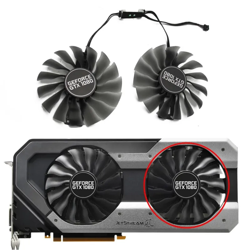 

4PIN 95 мм сменный вентилятор для Palit Gtx 1080 Oc Super 95 мм от GTX1080 Gp cooler Emtek Сменные аксессуары