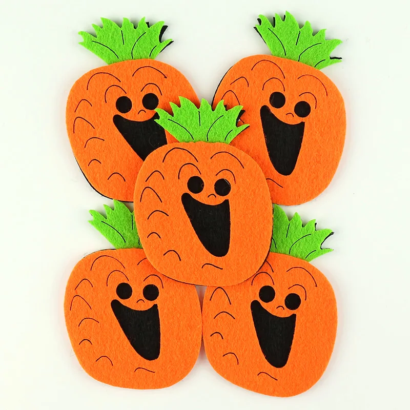 10 шт./лот ткань Войлок ананас аппликация фрукты нашивки для детей ручная