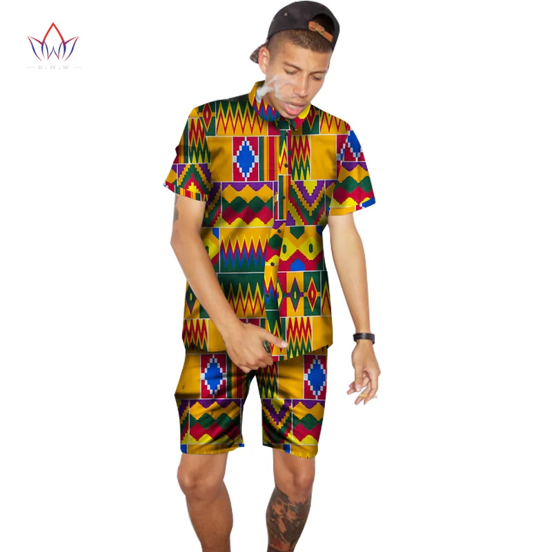 Традиционная африканская одежда на заказ летние мужские рубашки с коротким