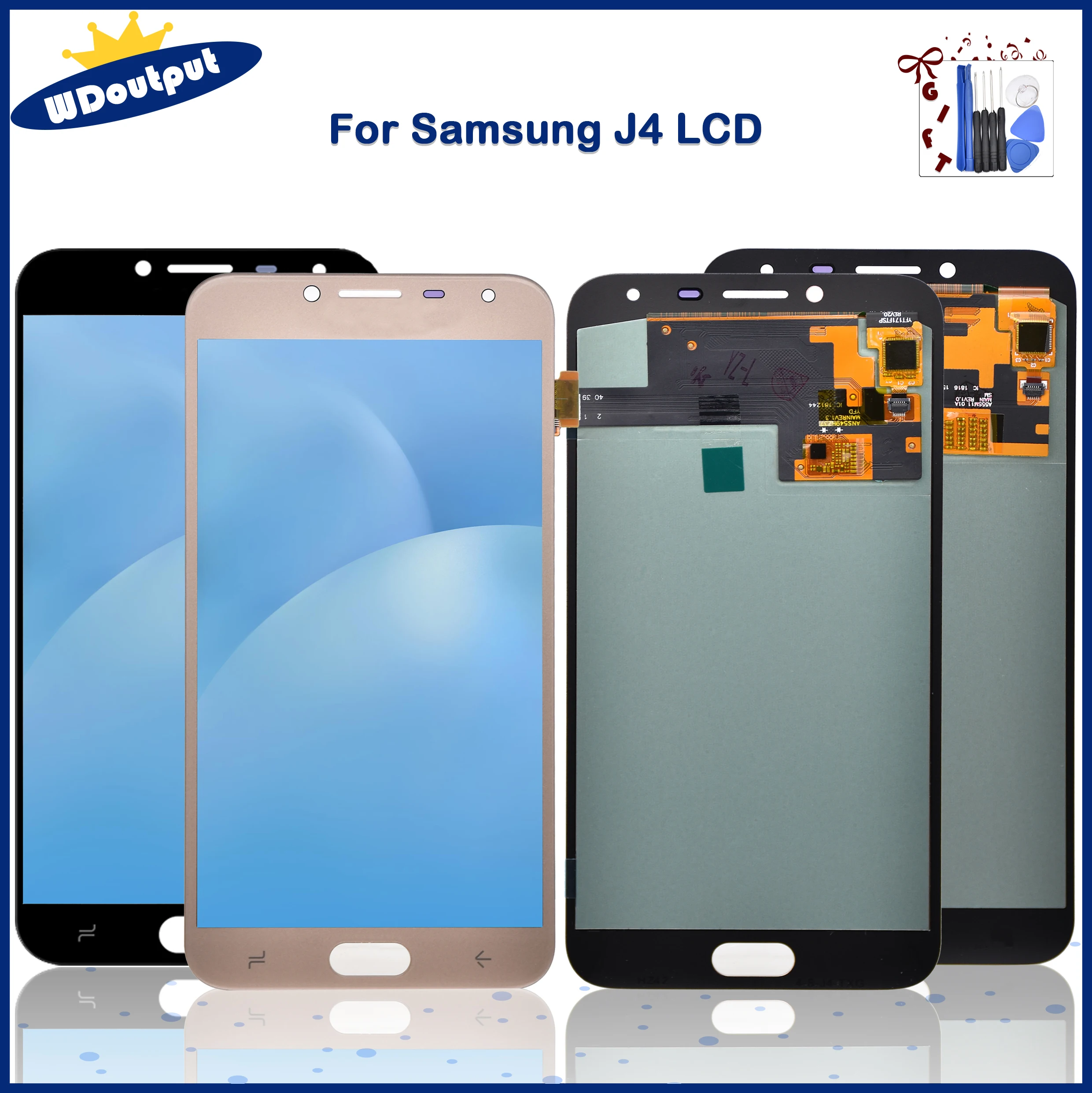 ЖК-дисплей 5,5 дюйма AMOLED для Samsung Galaxy J4 2018, сменный дигитайзер сенсорного экрана в сборе для J400F, J400H, J400P, J400M, J400G ЖК-дисплей 5,5 дюйма AMOLED для Samsung Galaxy J4 2018, сменный дигитайзер сенсорного экрана в сборе для J400F, J400H, J400P, J400M, J400G