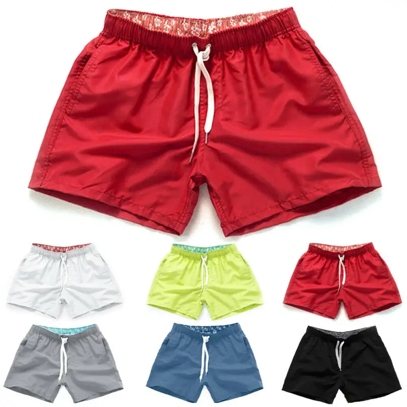 

Men Swimming Shorts Gym Running Sport Trunks Beach Casual Joggers Board Short