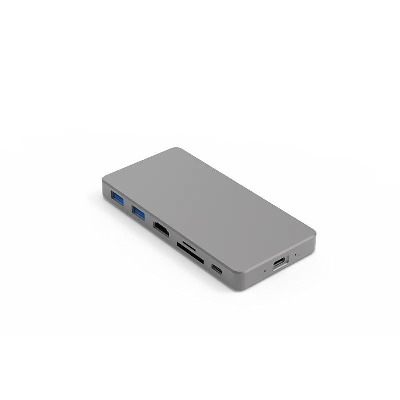 

7 in 1 USB C Hub with SSD Box,4K HDMI,SD TF Card Slot Reader,100W PD,M2. NVME Enclosure,USB A Combo for MacBook Pro 16,iPad Pro