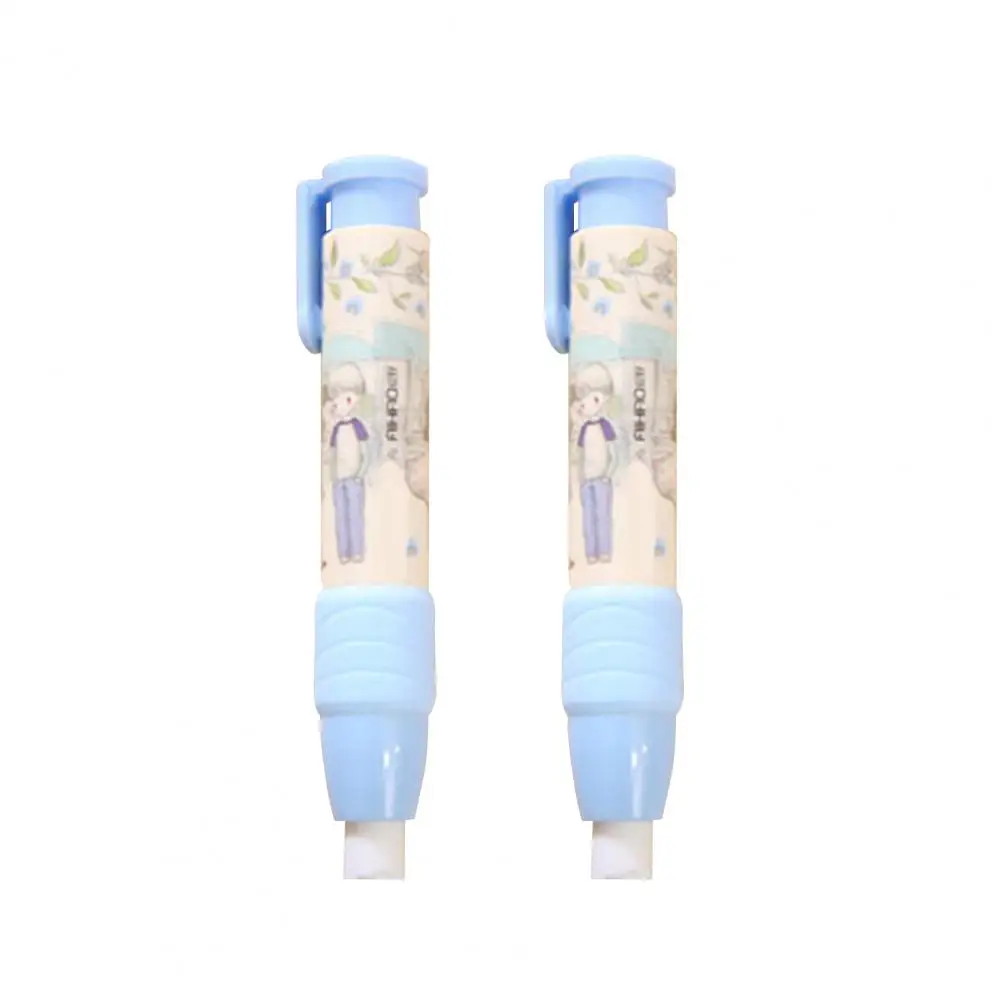 

2Pcs Kids Drawing Cute Cartoon Figure Pattern Mechanical Rubber Pencil Erasers