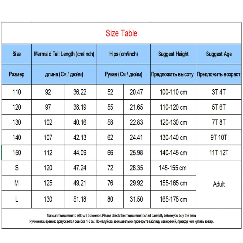 1 шт. детский купальник с хвостом Русалочки для девочек летнее пляжное бикини