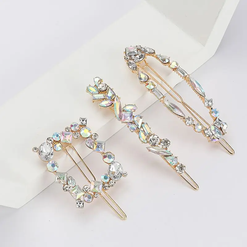 3 шт./компл. модные роскошные женские заколка для волос комплект ювелирных