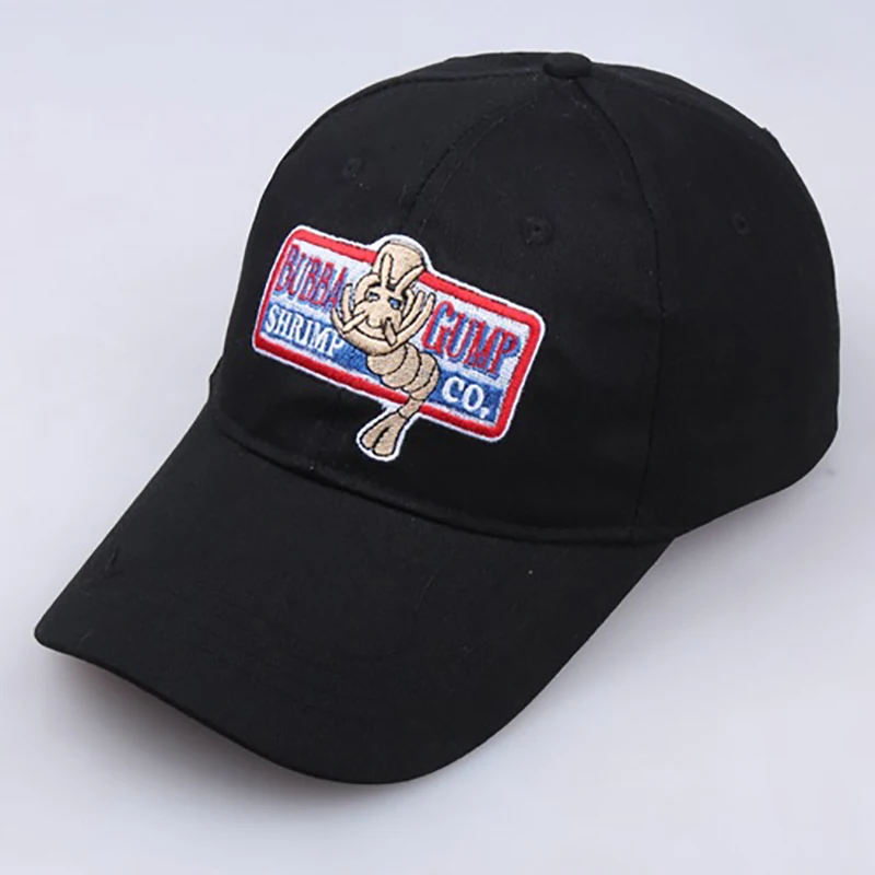 1994 Bubba Gump Garnalen CO. Бейсбольная кепка в стиле хип-хоп Kostuum cosplay Geborduurde Snapback Кепка Mannen& Vrouwen Zome