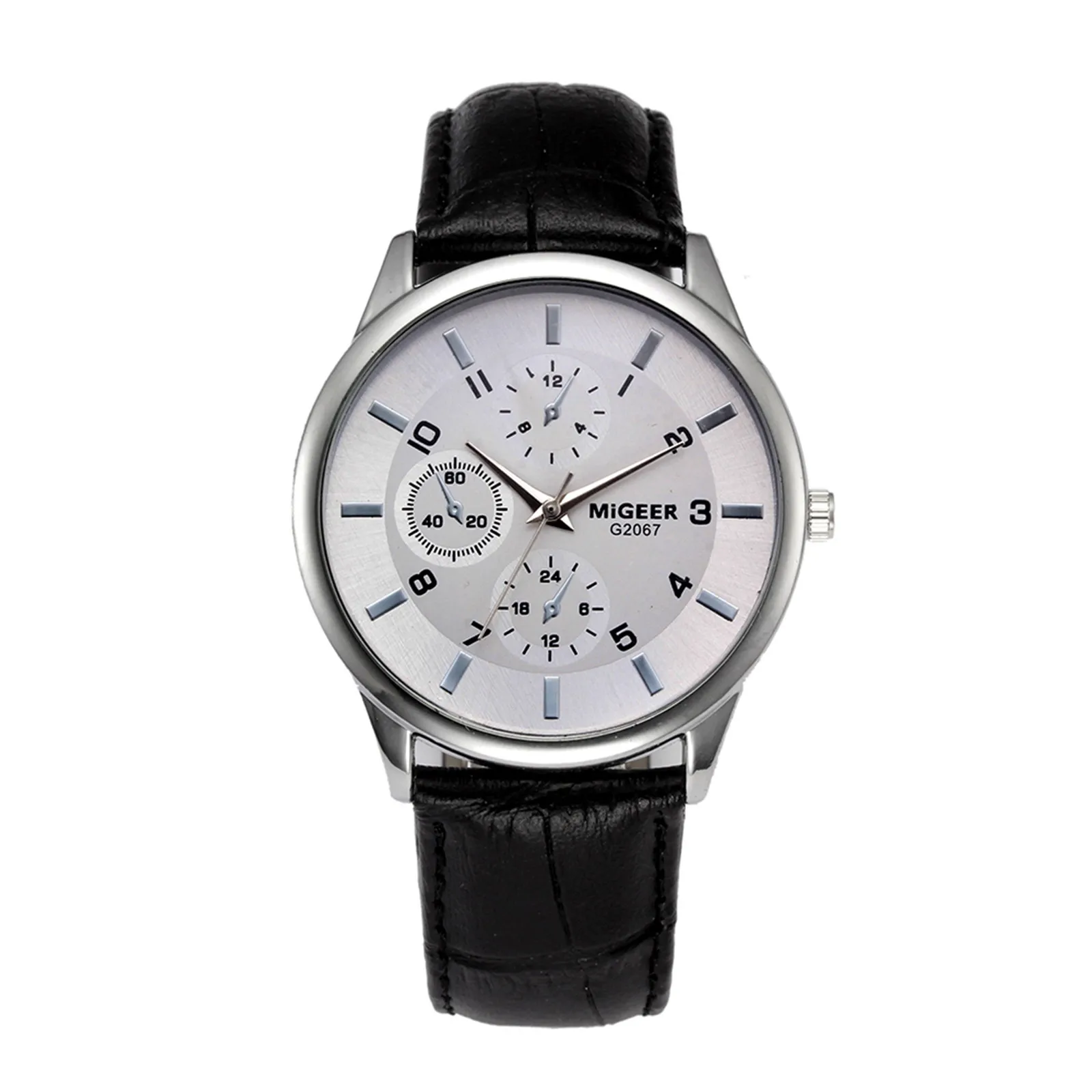 

2021 Casual Simple Men's Watches Sleek Minimalist Fashion With Strap Dial Men's Quartz Watch Gift Watch For Men Montre Homme