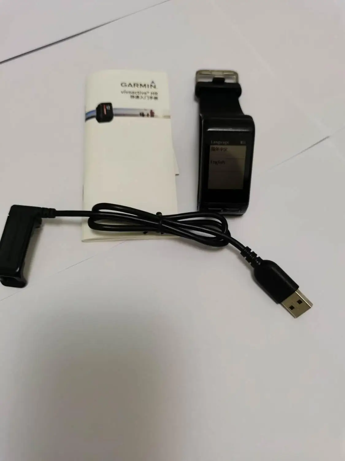 Оригинальные GPS часы для гольфа Garmin vivoactive HR спортивные бега езды на велосипеде