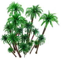 30pcs artificial coconut palm trees scenery model miniature architecture trees