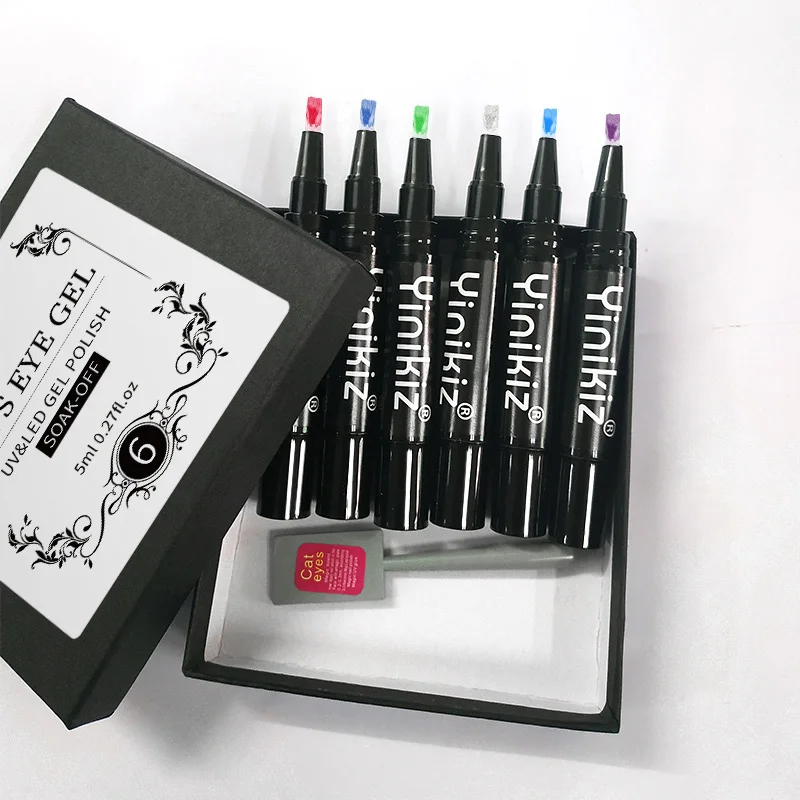 Магнитный 3D УФ гель кошачий глаз магнитный лак для ногтевого дизайна эффект