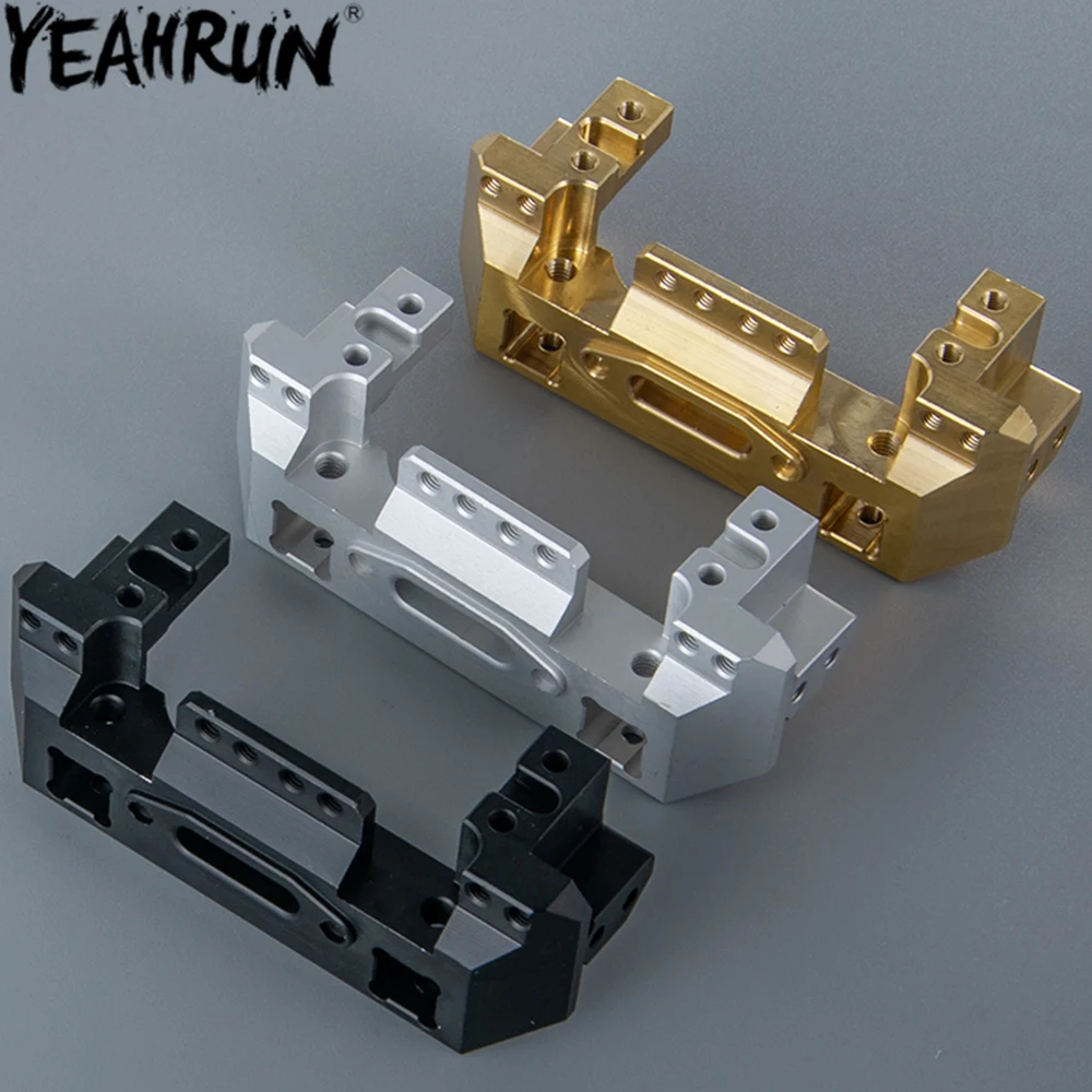 

YEAHRUN TRX4 Metal Front Bumper Mount Heavy Duty Servo Stand for 1/10 Traxxas TRX-4 RC Crawler Car Upgrade Parts