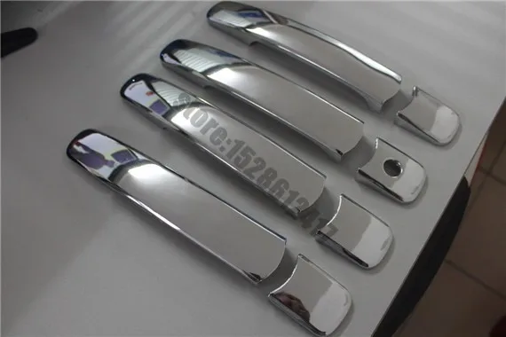 Автомобильный Стайлинг хромированная боковая дверная ручка Накладка для NISSAN