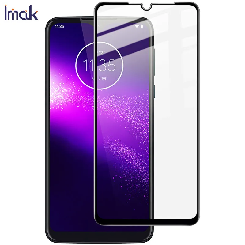 Imak Pro + Защитная пленка для экрана Moto One Macro / G8 Play полное покрытие закаленное стекло
