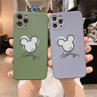 cartoon mouse silicone matte gg phone case for iphone 11 12 pro max x xr xs max 7 8 plus 12mini shockproof phone case