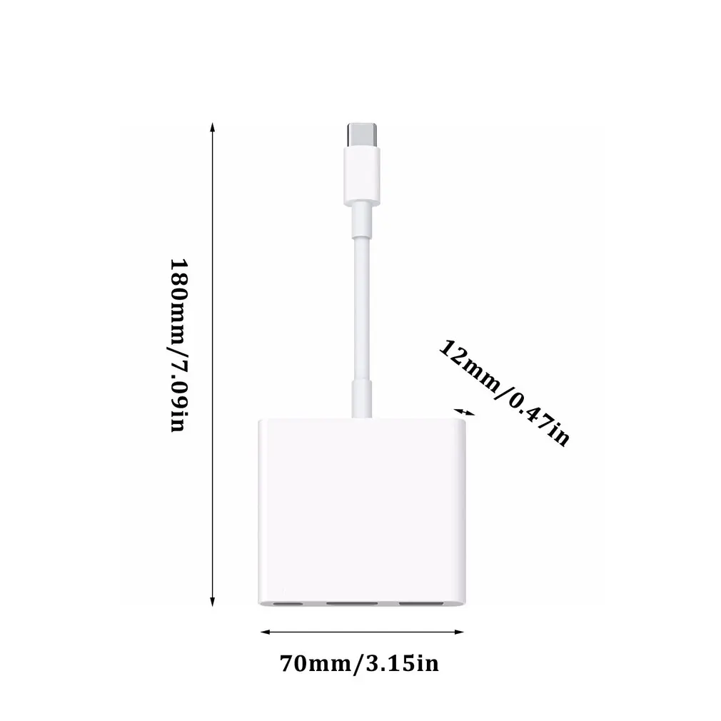 Новый адаптер USB Type C на HDMI RJ45 Thunderbolt 3 для MacBook Samsung Dex Galaxy S10/S9 |