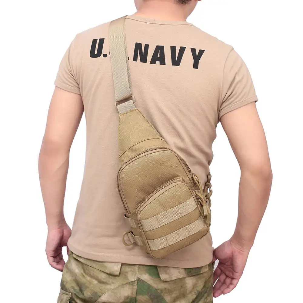 

Outdoor Sports Tactical Molle Chest Bag Military Shoulder Bags Daypack Travel Trekking Fishing Camping Hiking Hunting Backpack