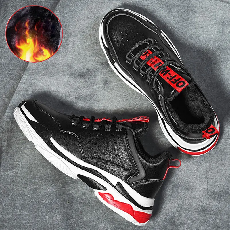 Мужские уличные спортивные кроссовки SUROM дышащие сохраняющие тепло мужские для