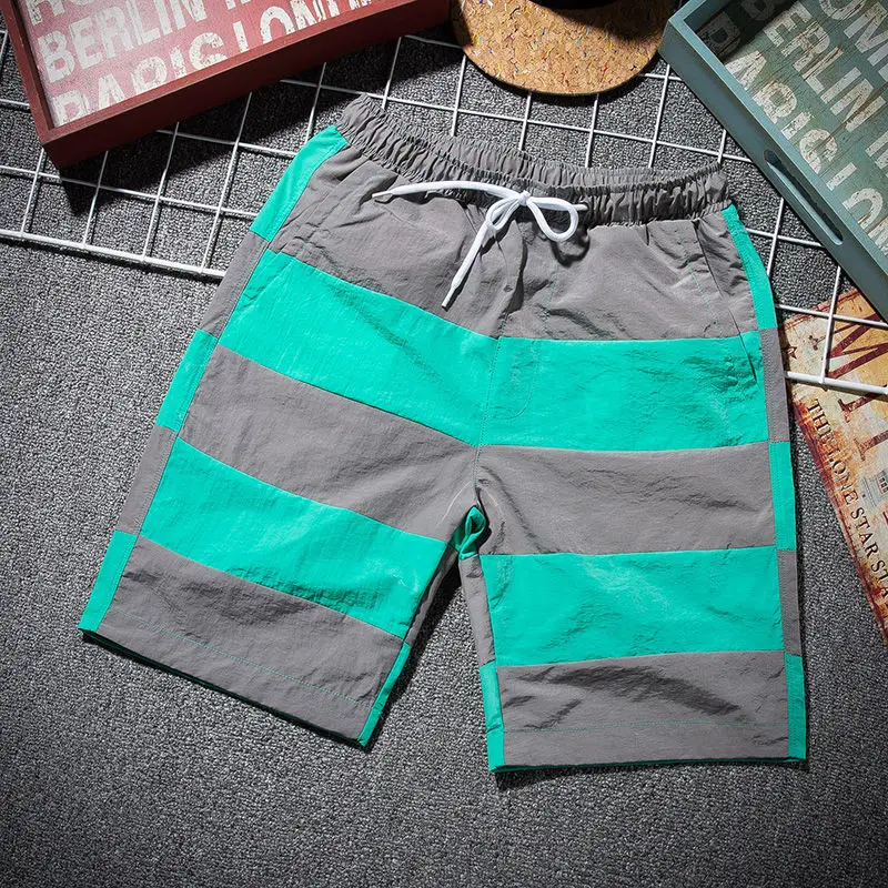 

Shorts men's sports and leisure trend 5-point large underpants summer loose seaside holiday fast dry beach pants 2021