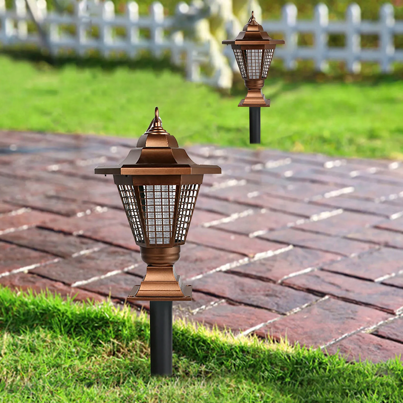 Солнечный СВЕТОДИОДНЫЙ светильник Москитная Катушка Жук ловушка для насекомых