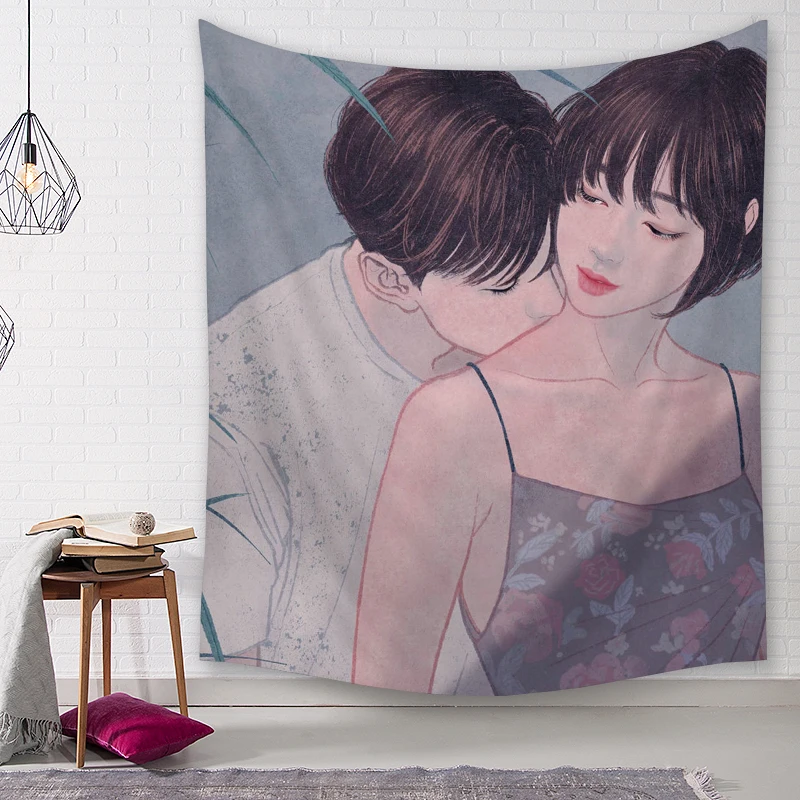 Настенный Гобелен для девочек индивидуальная Дамская ткань подвесная украшения