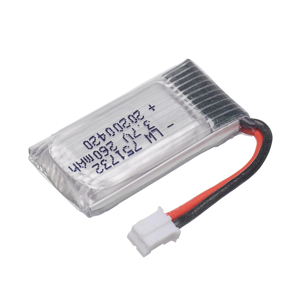 Аккумулятор Libo 10 шт. 3 7 в 260 мА · ч для квадрокоптера Eachine E010 E010C E011 E013 H36 Mini RC 30C |