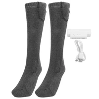 adjustable electric heating socks rechargable battery heating foot warmers thermal socks winter use