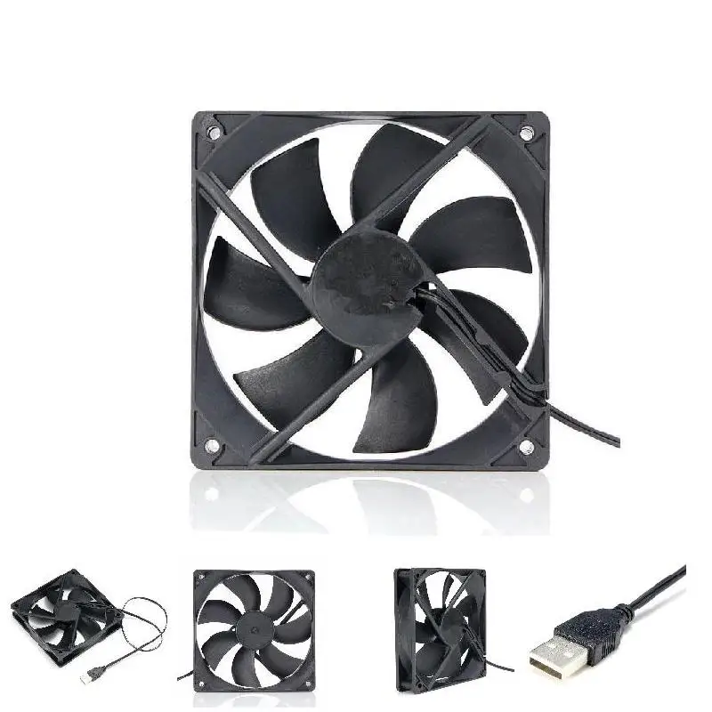 USB Охлаждающий вентилятор 5 в DC бесщеточный CPU PC чехол для компьютера 120 мм JR