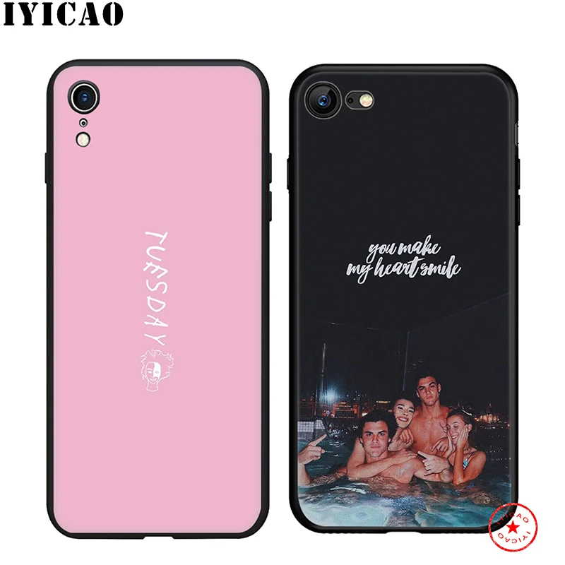 IYICAO Dolan Twins Soft Phone Case for iPhone 11 Pro XR X XS Max 6 6S 7 8 Plus 5 5S SE Silicone TPU |