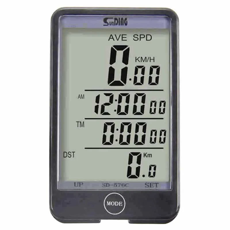 Sunding Беспроводной велосипедный компьютер с сенсорным Экран спидометр велосипед