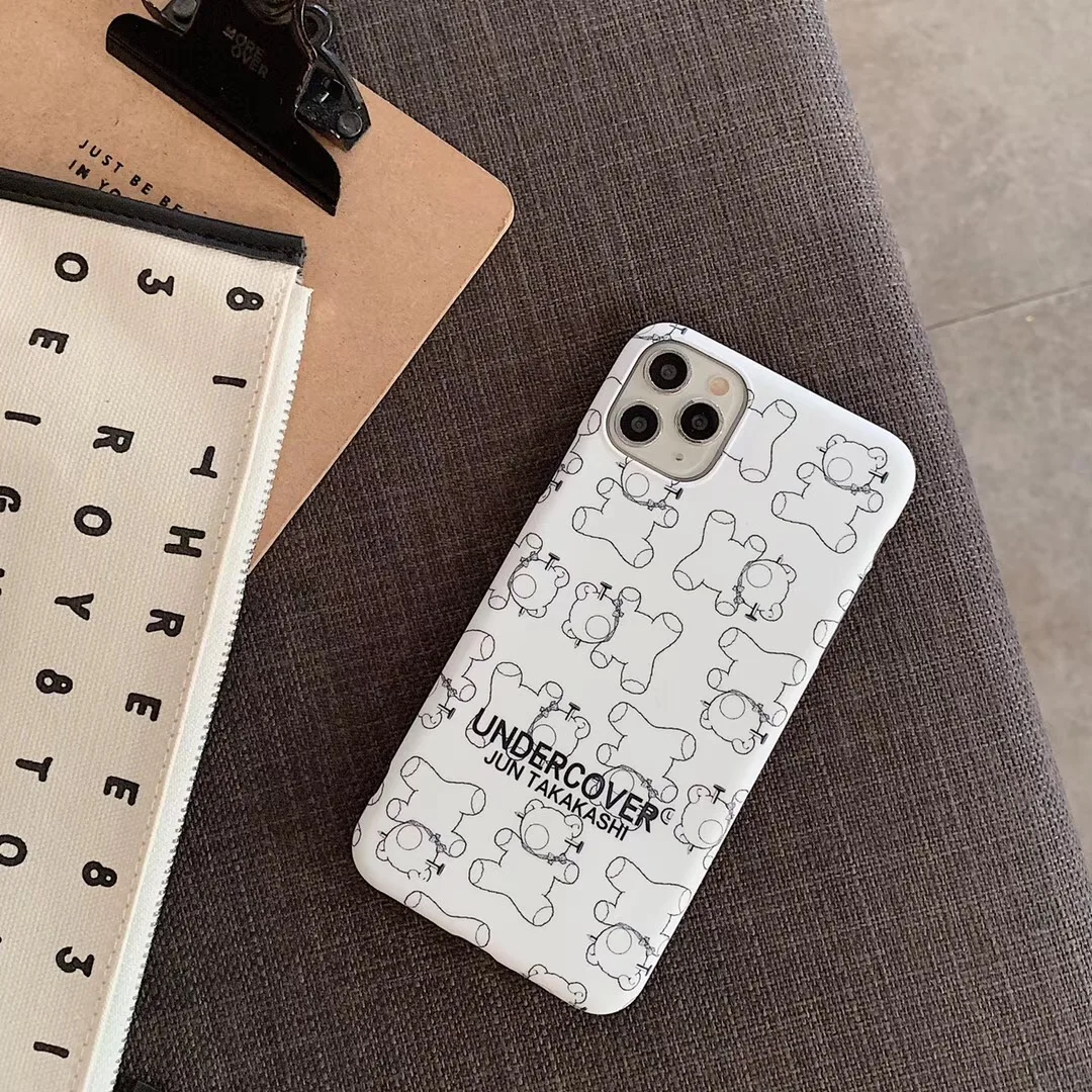 Роскошный японский медведь Франция уличная мода чехол для телефона iPhone 7 7plus 8 8plus