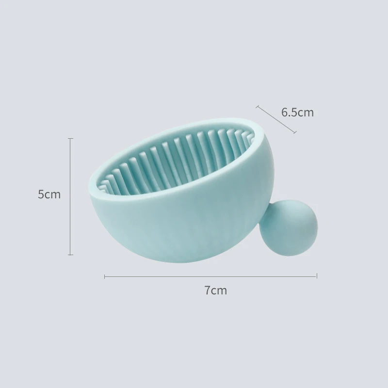 Кисть для макияжа чистящий диск не повреждает щетину силиконовая Косметическая