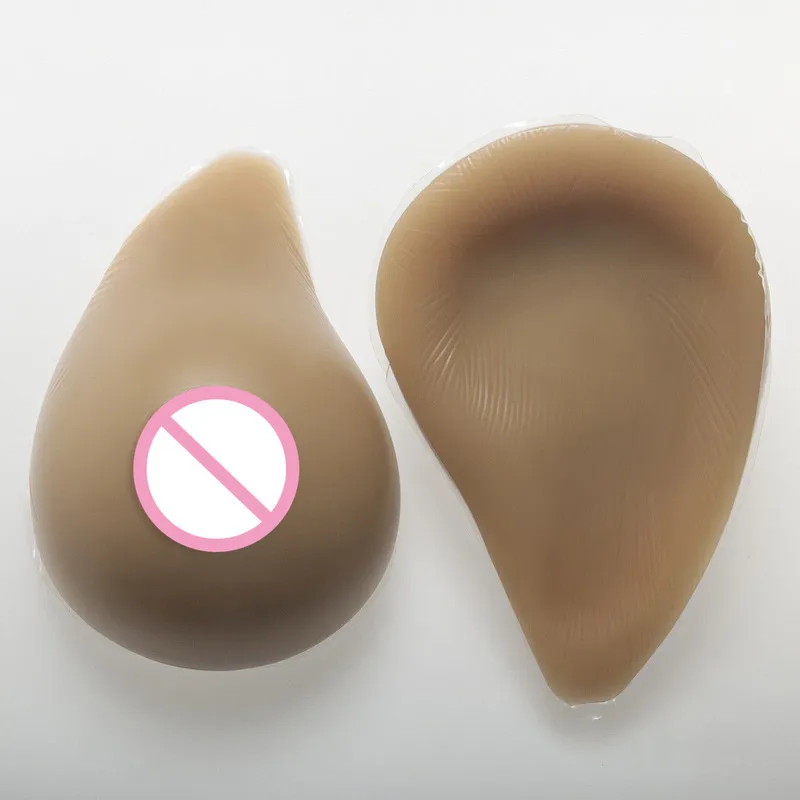 2000g/pair Silicone Fake Breast Forms Crossdresser FF Cup Soft Boobs Wireless Bra Transgender Queen Transvestite Mastectomy Bra